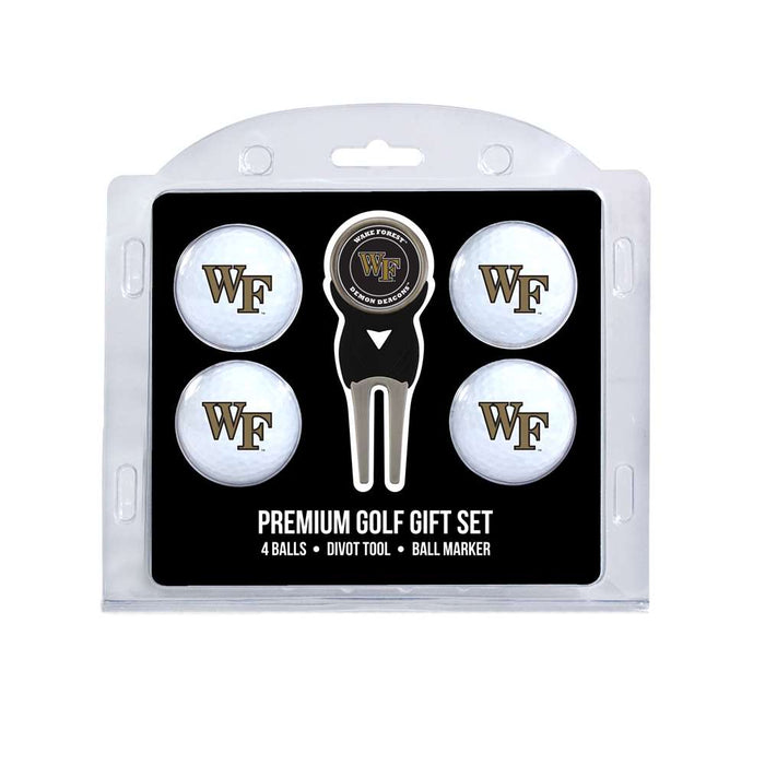 Wake Forest University Demon Deacons Golf 4 Ball Gift Set 23806