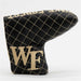 Wake Forest Demon Deacons Quilted Mallet Putter Cover (SOLID)