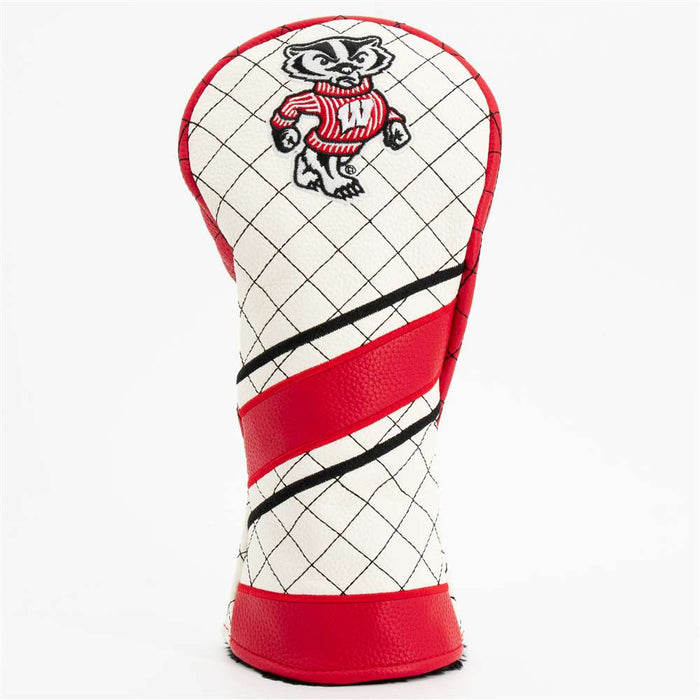 Wisconsin Badgers Quilted Fairway Headcover (STRIPED)