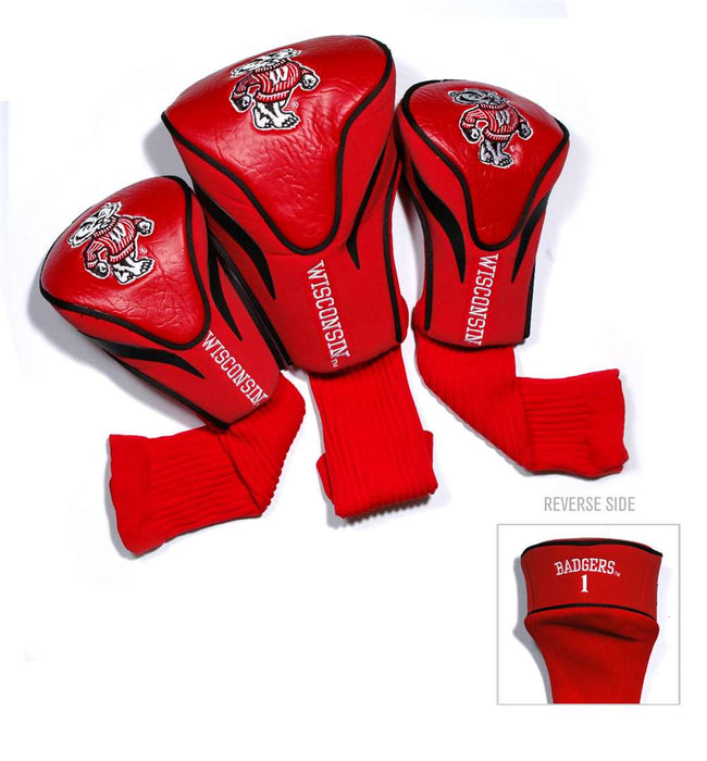 Wisconsin Badgers  Golf Club Headcover - Set of 3 (Driver,Fairway,Hybrid)
