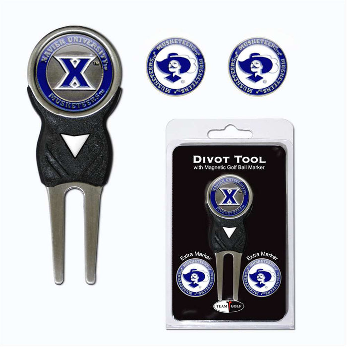 Xavies University Musketeers Golf Signature Divot Tool Pack  24145