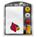 Louisville Cardinals 16" X 40" Microfiber Towel Golf Gift Set - White