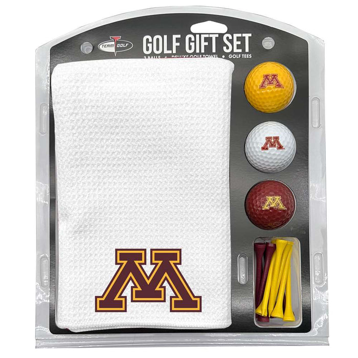 Minnesota Golden Gophers 16" X 40" Microfiber Towel Golf Gift Set - White