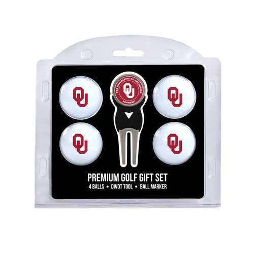 Oklahoma Sooners Golf 4 Ball Gift Set 24406