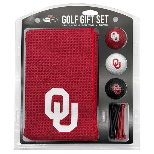 Oklahoma Sooners 16" X 40" Microfiber Towel Golf Gift Set