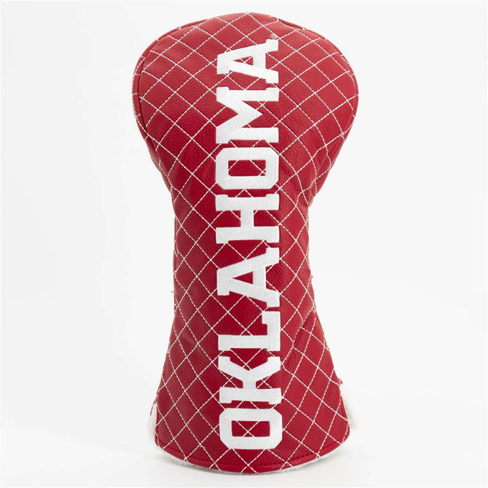 Oklahoma Sooners Quilted Driver Headcover (SOLID)