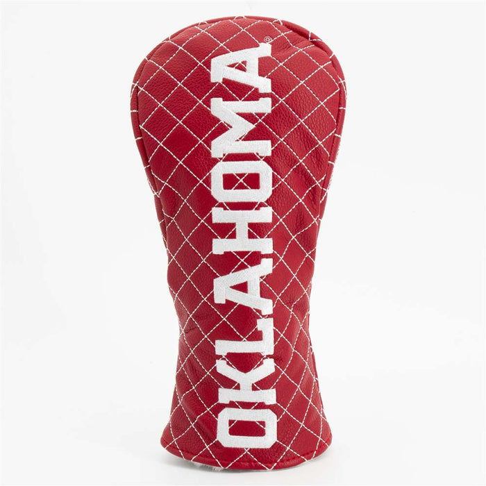 Oklahoma Sooners Quilted Fairway Headcover (SOLID)