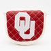 Oklahoma Sooners Quited Blade Putter Cover (SOLID)