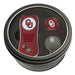 Oklahoma Sooners Golf Tin Set - Switchblade, Cap Clip, Marker 24457