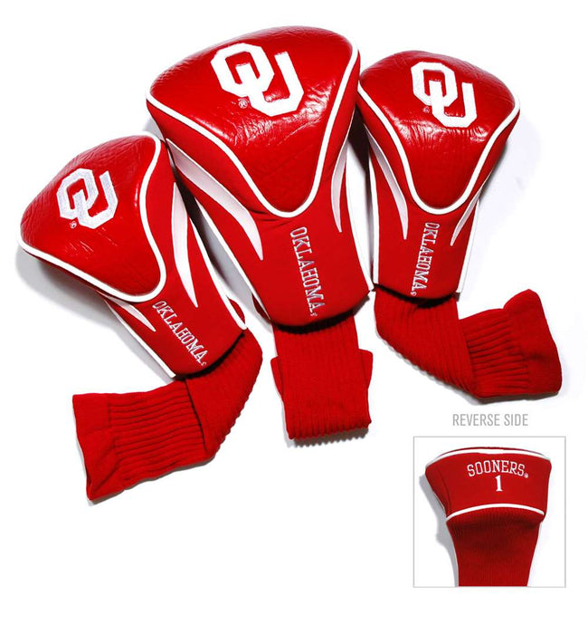 Oklahoma Sooners  Golf Club Headcover - Set of 3 (Driver,Fairway,Hybrid)