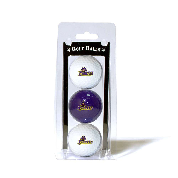 East Carolina University Pirates Golf 3 Ball Pack 24605