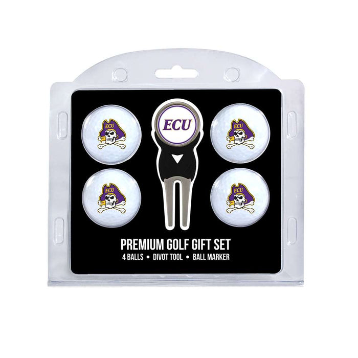 East Carolina University Pirates Golf 4 Ball Gift Set 24606