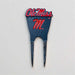 Ole Miss Rebels Custom Shaped Divot Tool