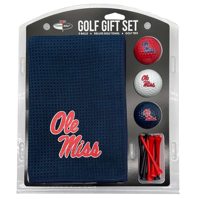 Ole Miss Rebels 16" X 40" Microfiber Towel Golf Gift Set