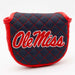 Ole Miss Rebels Quited Blade Putter Cover (SOLID)