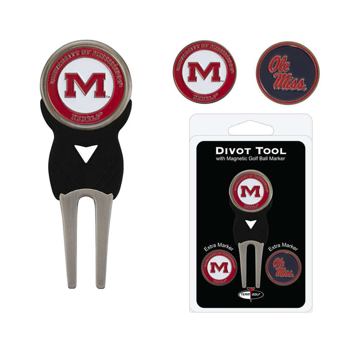 Mississippi Ole Miss Rebels Golf Signature Divot Tool Pack  24745