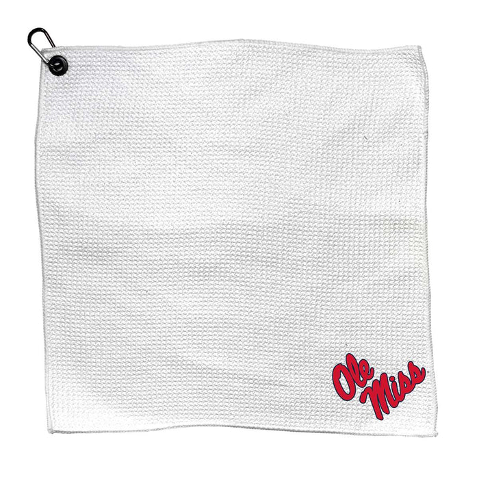 Mississippi Ole Miss Rebels Microfiber Towel - 15" x 15" (White)