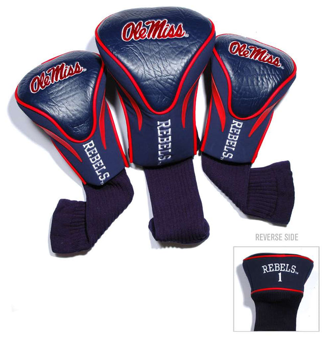 Mississippi Ole Miss Rebels  Golf Club Headcover - Set of 3 (Driver,Fairway,Hybrid)