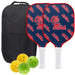 Mississippi Ole Miss Rebels Carbon Fiber Pickleball Paddle Set
