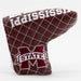 Mississippi State Bulldogs Quilted Mallet Putter Cover (SOLID)
