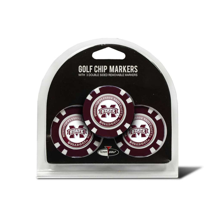 Mississippi State University Bulldogs Golf 3 Pack Golf Chip 24888
