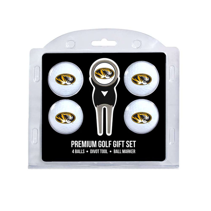 Missouri Tigers Golf 4 Ball Gift Set 24906