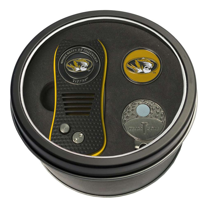 Missouri Tigers Golf Tin Set - Switchblade, Cap Clip, Marker 24957