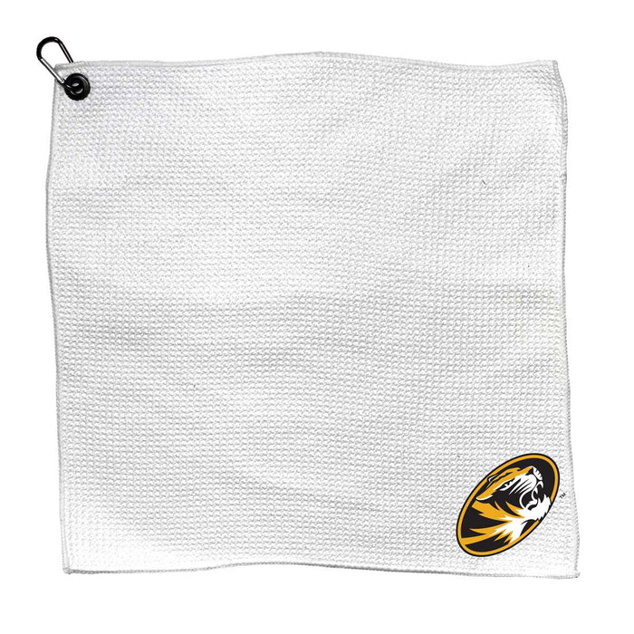 Missouri Tigers Microfiber Towel - 15" x 15" (White)
