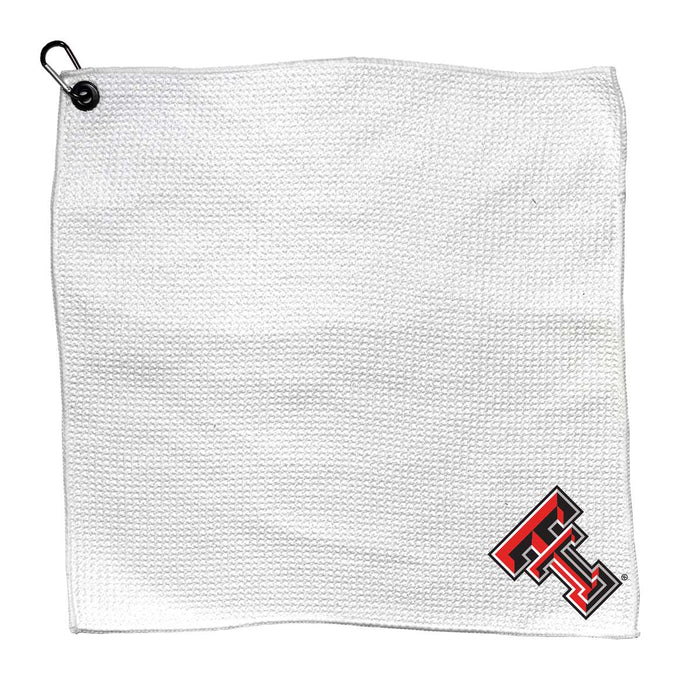 Texas Tech R Raiders Microfiber Towel - 15" x 15" (White)