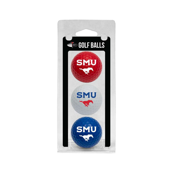 SMU Southern Methodist University Mustangs Golf 3 Ball Pack 25205
