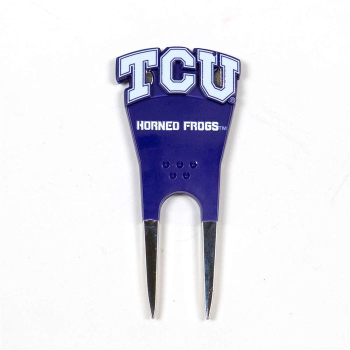 TCU Horned Frogs Custom Shaped Divot Tool