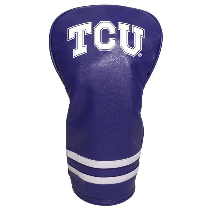 TCU Texas Christian University Horned Frogs Golf Vintage Driver Headcover 25311