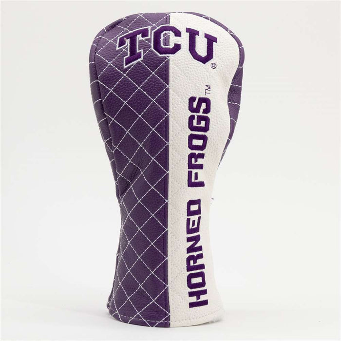 TCU Horned Frogs Quilted Fairway Headcover (SPLIT)