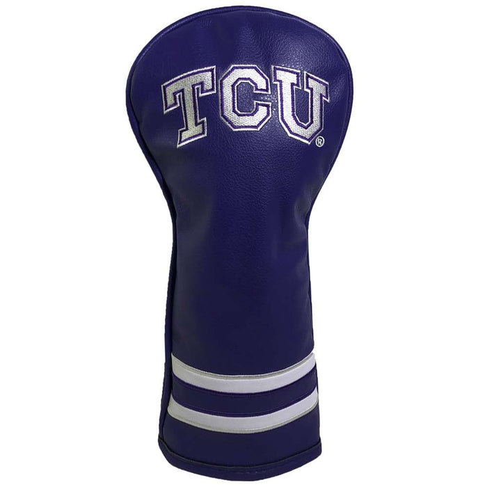 TCU Texas Christian University Horned Frogs Golf Vintage Fairway Headcover 25326