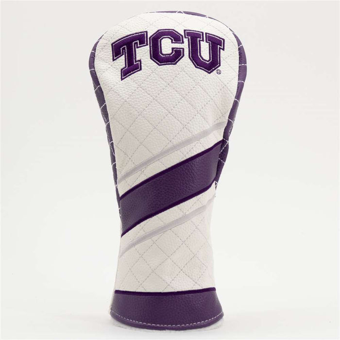 TCU Horned Frogs Quilted Fairway Headcover (STRIPED)