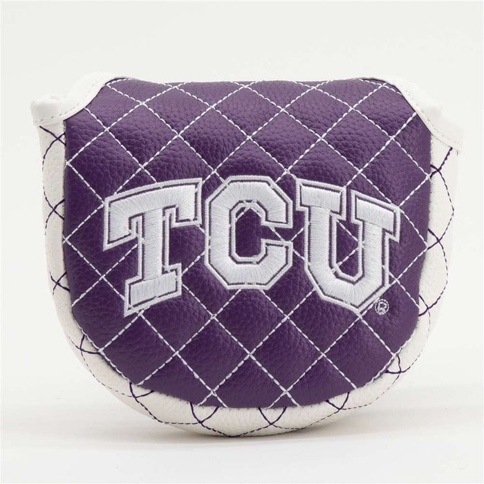 TCU Horned Frogs Quited Blade Putter Cover (SOLID)