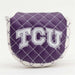 TCU Horned Frogs Quited Blade Putter Cover (SOLID)