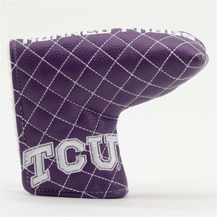 TCU Horned Frogs Quilted Mallet Putter Cover (SOLID)