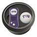 TCU Texas Christian University Horned Frogs Golf Tin Set - Switchblade, Golf Ball