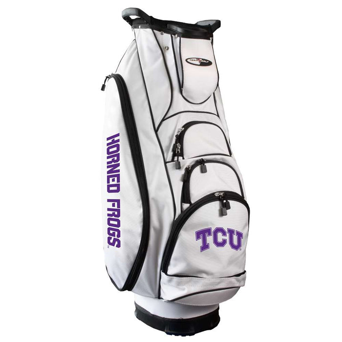 Texas Christian TCU Horned Frogs Albatross Cart Golf Bag White