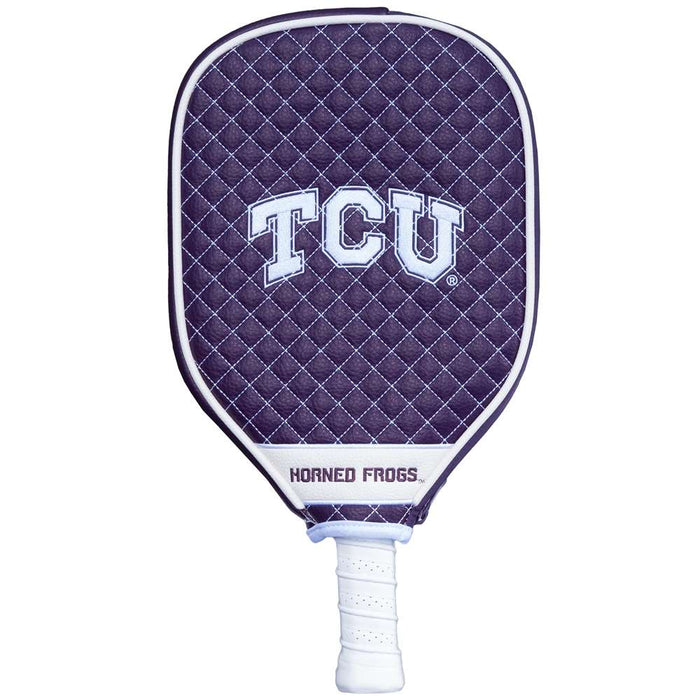 TCU Horned Frogs Quilted Pickleball Paddle Cover