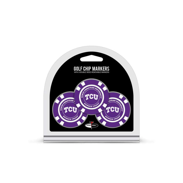 TCU Texas Christian University Horned Frogs Golf 3 Pack Golf Chip 25388