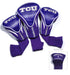 TCU Texas Christian  Horned Frogs  Golf Club Headcover - Set of 3 (Driver,Fairway,Hybrid)