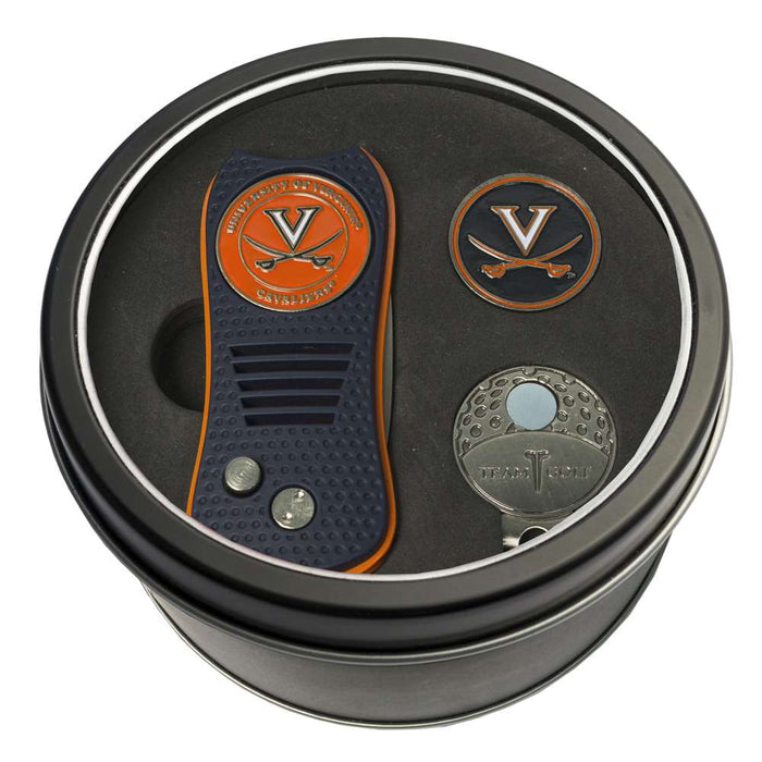 Virginia Cavaliers Golf Tin Set - Switchblade, Cap Clip, Marker 25457