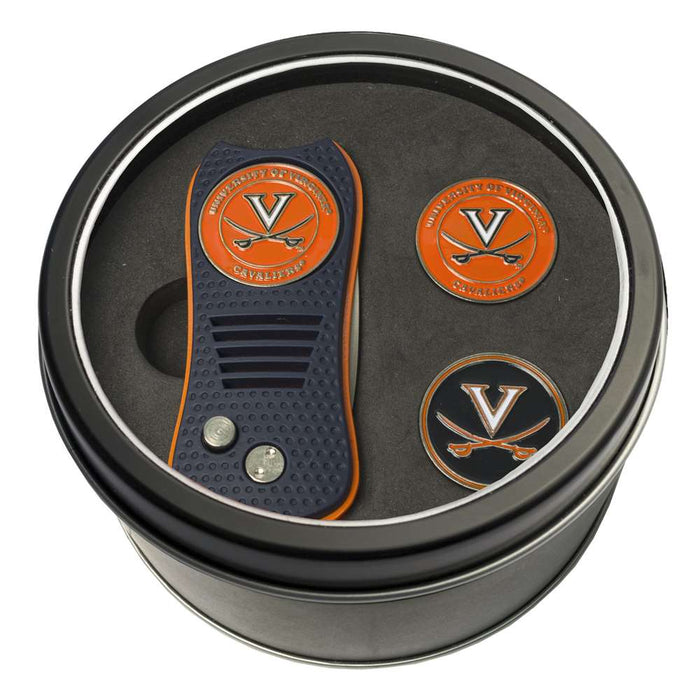 Virginia Cavaliers Golf Tin Set - Switchblade, 2 Markers 25459