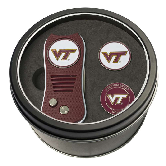 Virginia Tech Hokies Golf Tin Set - Switchblade, 2 Markers 25559