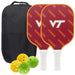 Virginia Tech Hokies Carbon Fiber Pickleball Paddle Set