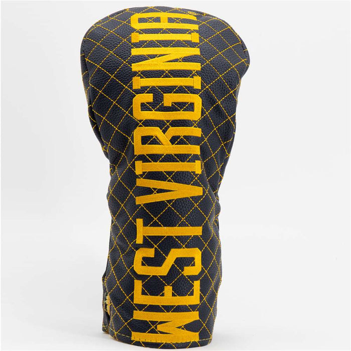 West Virginia Mountaineers Quilted Driver Headcover (SOLID)