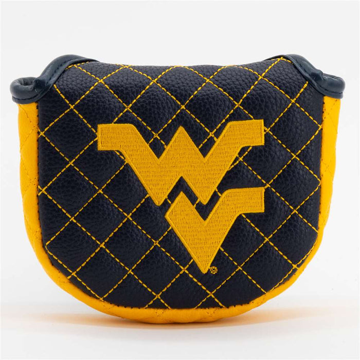 West Virginia Mountaineers Quited Blade Putter Cover (SOLID)