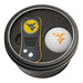 West Virginia Mountaineers Golf Tin Set - Switchblade, Golf Ball